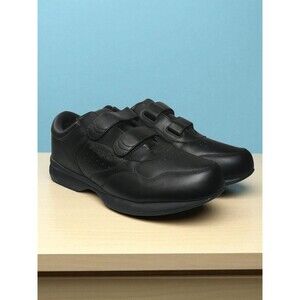 Propet Heritage Strap Walking Shoes Mens Size 12 M (D) Black -Excellent EUC